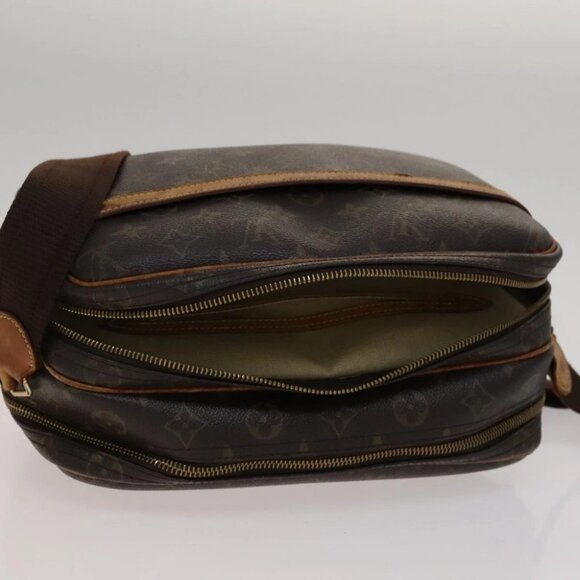 LOUIS VUITTON Monogram Reporter PM Shoulder Bag